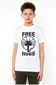 Free Facehugger Hugs Beyaz Çocuk Bisikletyaka Tshirt - 1