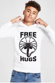 Free Facehugger Hugs Beyaz Çocuk 3ip Kapşonlu  Sweatshirt thumbnail 1
