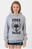 Free Facehugger Hugs Grimelanj Kadın 3ip Kapşonlu Sweatshirt - 1
