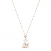 5473024 Swarovski Kolye Dazzling Swan:Necklace Y Czmo/Ros - 2