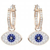 5425857 Swarovski Küpe Duo:Pe Hoop Evil Eye Dmul/Ros - 1