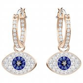 5425857 Swarovski Küpe Duo:Pe Hoop Evil Eye Dmul/Ros - 2