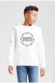 Christmas Holiday Wreath Beyaz Çocuk 2ip Sweatshirt - 1