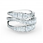 5584650 Swarovski Yüzük Twıst-Rıng Wrap Czwh-Rhs Full Pave 52 - 2