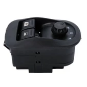 Mega Oto Market Cam ve Ayna Düğmesi Anahtarı Ayna Ayarlı, Peugeot 206 - Partner Uyumlu - 1