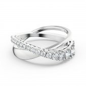 5572710 Swarovski Yüzük Twıst-Rıng Rows Czwh-Rhs 60 - 1