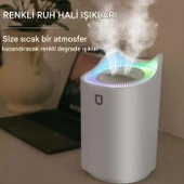Leerfei K7 3L Su Kapasiteli Rgb Işıklı Hava Nemlendirici Buhar Makinası - 6