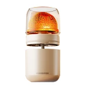 Leerfei Y10 300 ml Kapasiteli Işıklı Volkanik Hava Nemlendirici Buhar Makinası - 2