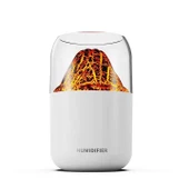 Leerfei Y10 300 ml Kapasiteli Işıklı Volkanik Hava Nemlendirici Buhar Makinası - 1