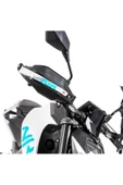 GP Kompozit CF Moto 250 NK 2018-2022 Uyumlu Plastik Elcik Koruma Siyah TURKUAZ - 2