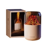 Leerfei Y10 300 ml Kapasiteli Işıklı Volkanik Hava Nemlendirici Buhar Makinası - 3