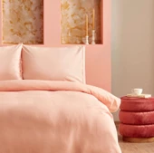 Karaca Home Alia Somon %100 Pamuk Fistolu Çift Kişilik Pike Takımı - 1