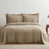 Karaca Home Corner Bej Çift Kişilik Yatak Örtüsü - 1