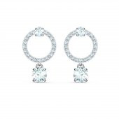 5563278 Swarovski Küpe Attract-Pe Cır Czwh-Cry-Rhs - 1