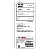 Johnson 3/8-36 Diş Stihl Palası - 2