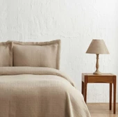 Karaca Home Corner Bej Çift Kişilik Yatak Örtüsü - 2