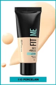 Maybelline New York Fit Me Matte+poreless Fondöten - 110 Porcelain - 2