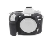 Nikon D7100 D7200 Uyumlu Silikon Kılıf (Siyah) - 1