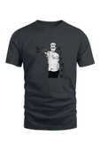 Unisex Yusuf Dikeç Baskılı Oversize T-Shirt - 1