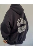 Sırt baskılı 3 iplik Kapüşonlu Sweatshirt thumbnail 2
