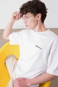 Unisex Essentials Beyaz Oversize Tshirt - 4