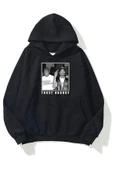 Siyah Trust Nobody Kapüşonlu Sweatshirt - 1