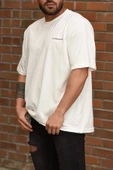 Oversize Kesim Beyaz Les Benjamins T-shirt - 1