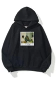 Siyah Unisex Kendrick Lamar M.a.a.d City Kapüşonlu Sweatshirt thumbnail 1