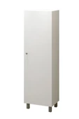 Fly Mobilya Pari Vileda Dolabı Beyaz Raflı Çok Amaçlı Banyo Dolabı Banyo Mutfak Boy Dolabı - 5