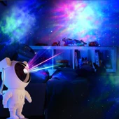 Astronot Starry Sky Yıldız Gökyüzü Projektör Lazerli Gece Lambası Nebula Samanyolu Fonksiyonlu - 1