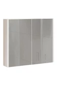 Fly Mobilya Marvel 80 Cm Banyo Üst Dolabı Banyo Raflı Aynalı Üst Modül - 4