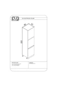 Fly Mobilya 60 CM RETRO MUTFAK MDF BOY DOLABI, ÇOK AMAÇLI MUTFAK UZUN BOY DOLAP - 4