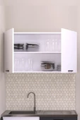 Fly Mobilya 100 CM EMİLY MUTFAK ÜST MODÜL ANTRASİT - 2