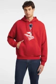 Baskılı Kapşonlu Sweatshirt fm1.110KÖ - 1