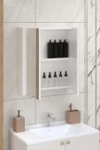 Fly Mobilya Soft Banyo Üst Dolap,banyo Üst Modül - 3