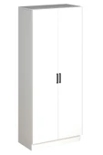 Fly Mobilya 80 CM BEYAZ İKİ KAPILI EKO GARDROP - 4