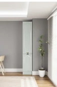 Fly Mobilya 40 Cm Greena Boy Dolabı, Çok Amaçlı Yeşil Modern Mdf Boy Dolabı - 1