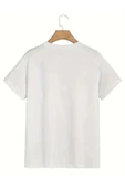Lifeis2shot baskılı ünisex oversize t-shirt - 2