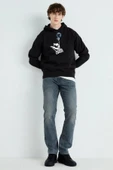 Baskılı Kapşonlu Sweatshirt fm1.110SÖ - 1