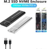 Nvme M.2 SSD Kutusu 3.1 Type-C Uyumlu - 5