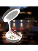 Ofisinn Makyaj Aynası 10X Büyüteçli 21 Led Işıklı Seyahat Makyaj Aynası  Make Up Mırror - 1