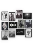 Mustafa Kemal Atatürk 12 Parça Mdf (ahşap) Tablo Ofis Boyu - 2