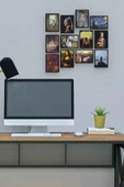Sanat Eserleri 12 Parça Mdf (ahşap) Tablo Ofis Boyu - 1