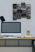 Manzara 12 Parça Mdf (ahşap) Tablo Ofis Boyu - 1