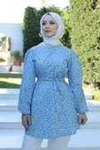 Desenli Tunik Mavi - 20275.1778. - 1