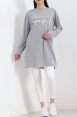 Yan Yırtmaçlı Suprem Tunik Gri - 20216.1567. - 4
