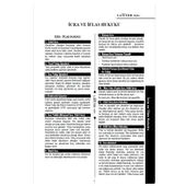 Lawyer Defter - İcra ve İflas Hukuku Notlu Öğrenci Defteri - 2