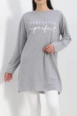 Yan Yırtmaçlı Suprem Tunik Gri - 20216.1567. - 1