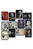 Muhsin Yazıcıoğlu 12 Parça Mdf (ahşap) Tablo Ofis Boyu - 2