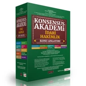 KONSENSUS Akademi İdari Yargı Hakim Yardımcılığı Sınavı Konu Anlatımı Eylül 2024 - 1